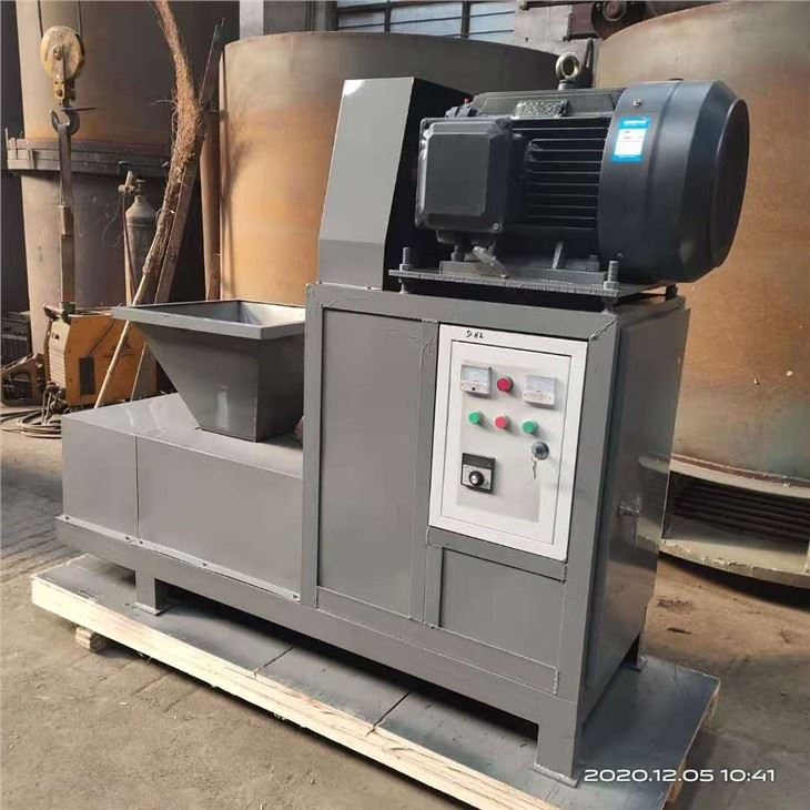 Extrudeuse de tiges de charbon de bois pulvérisé