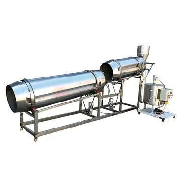 100-300kg Machines de fabrication de collations d'assaisonnement à rouleaux à tambour rotatif