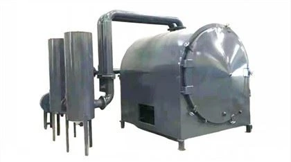 Four de carbonisation pour machine de fabrication de charbon de bois