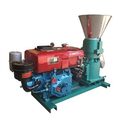 Moulin à granulés diesel pour bétail, volaille, granulés pour animaux, machine d'alimentation 4 acheteurs